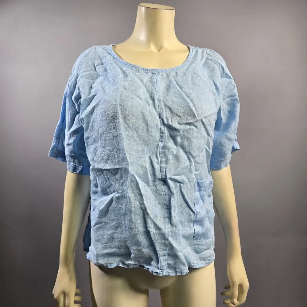 J. Jill Light Blue Women's Blouse R3